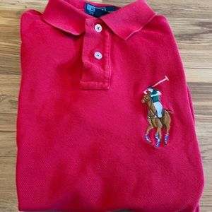 Red Big Pony Ralph Lauren Men’s Polo